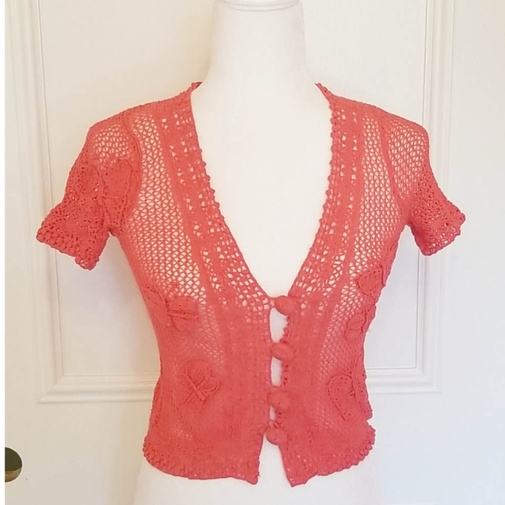Coral knot summer cardi
